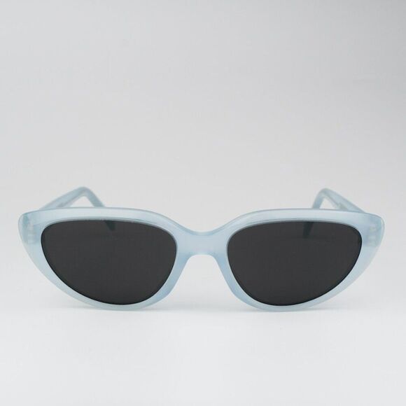 NEW Celine CL40220U 84A THIN Light Blue Grey Cat Eye Women Sunglasses CL 40220U - Picture 3 of 11